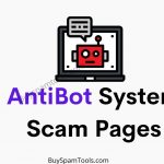 Antibot system for scampages