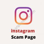 instagram scam page