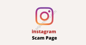 instagram scam page