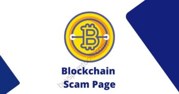 blockchain scam page